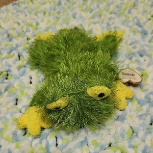 Plush Green Frog Toy